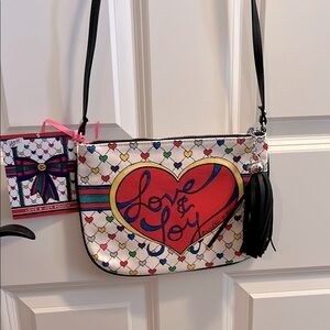 Brighton Love & Joy Heart Crossbody Bag NWT